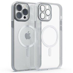 miak iPhone 14 Pro用レンズガード一体型MagSafe対応クリアケース スモーキークリア MA52167I14P-イメージ2