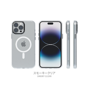 miak iPhone 14 Pro用レンズガード一体型MagSafe対応クリアケース スモーキークリア MA52167I14P-イメージ20