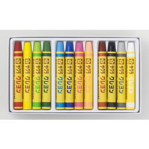 サクラクレパス クレヨン太巻 12色 FC62160-LY12R-イメージ2