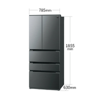 シャープ SJ-MF61R-H 冷蔵庫 FiT63cmシリーズ冷蔵庫 ダスクダーク 