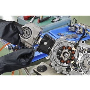 ダイヤゴム 静電気対策用手袋 ダイローブH40(L) ブラックL0.23024.27.9 FC975EH-7219806-イメージ3