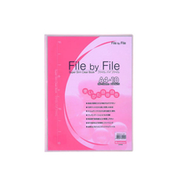 ビュートン スーパースリムクリヤーブック A4 10ポケット ピンク F804922-SSCB-A4-10CP
