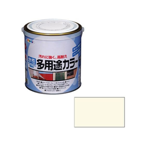 アサヒペン 水性多用途カラー 0.7L バニラホワイト FC739PM-イメージ1