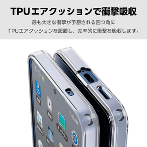 エレコム Galaxy S25用ハイブリッドケース クリア PM-G251HVCKCR-イメージ3