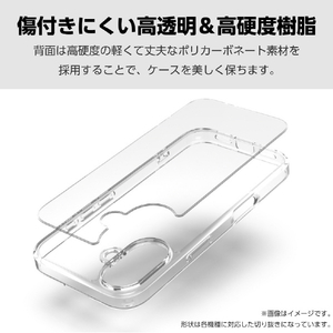 エレコム Galaxy S25用ハイブリッドケース クリア PM-G251HVCKCR-イメージ4