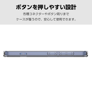 エレコム Galaxy S25用ハイブリッドケース クリア PM-G251HVCKCR-イメージ7