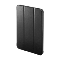 サンワサプライ iPad mini 2021用ソフトレザーケース ブラック PDA-IPAD1807BK