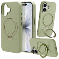 ラスタバナナ iPhone17用 ZEROSAFE MELLOW 磁力充電対応 セージ 9412IP5AZSMSA