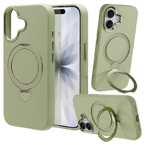 ラスタバナナ iPhone17用 ZEROSAFE MELLOW 磁力充電対応 セージ 9412IP5AZSMSA-イメージ1