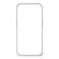 PGA iPhone 13 Pro用アルミニウムバンパー シルバー PG-21NBP03SV