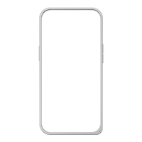PGA iPhone 13 Pro用アルミニウムバンパー シルバー PG-21NBP03SV