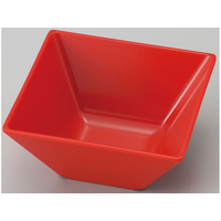 エンテック スクエアボウル 10 赤 FC72707-SP-10R