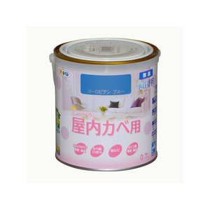 アサヒペン New水性インテリア屋内カベ 0.7L ヨーロブルー FCB734G-イメージ1