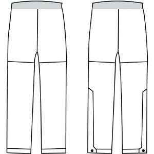 アイトス ディアプレックス　レインパンツ　ブラックＬＬ 56302-010-LL-イメージ2