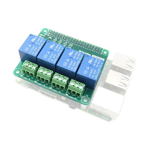 ビット・トレード・ワン Raspberry Pi用 リレー制御拡張基板 4回路 【組立済】 グリーン ADRSRU4-イメージ1