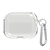 トリニティ AirPods Pro 3用衝撃吸収 クリアTPUケース カラビナ付き シルバー TR-APP25-TCC-CLSV-イメージ2
