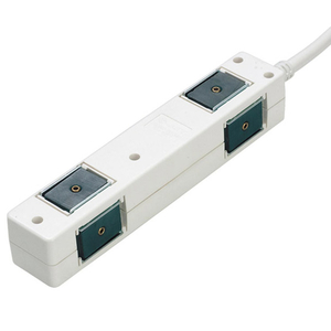 ヤザワ 3Pマグネットタップ(4個口・2m) ホワイト Y02JKP402WH-イメージ2