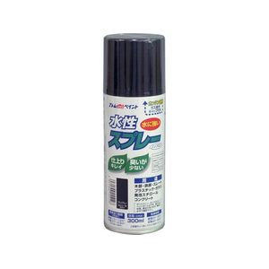 アトムサポート アトムペイント/水性スプレー 300mL ブラックグレー FC664SM-イメージ1