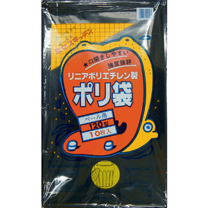 積水 １２０型ポリ袋　黒　＃１２０ー２ N9794K-イメージ1