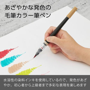 ぺんてる アートブラッシュ用カートリッジ ペールブラウン FC462NX-XFR-163-イメージ4