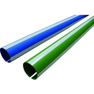日大工業 ワニ印/単管安全表示カバー 目立つぞ 緑・白 長さ900mm FC036FY-4739175-イメージ1