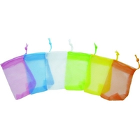 三和製作所 石鹸ネット ひもタイプ 6色アソート 24枚組 FC200HY-8194109