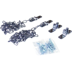 ニッサチェイン 転倒防止金具 80cm 2本入 クローム S-205 FCC924Z-1263001-イメージ1