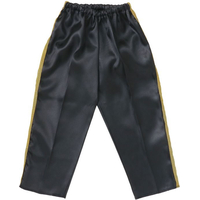 アーテック ソフトサテン テーパードパンツライン 黒 J FCE175V-19378