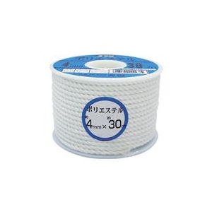 ユタカメイク ロープ　ポリエステルロープボビン巻　5mm×30m RS-3-イメージ1