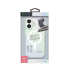 PGA iPhone 17用MagSafe ハイブリットケース オーロラ PG-25AMH04AR-イメージ1