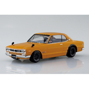 アオシマ 1/32ニッサン C10 スカイライン 2000GT-R カスタムホイール (ブラウン) Aﾗｸﾌﾟﾗ16CUBNC10GTRCﾌﾞﾗｳﾝ-イメージ2