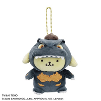 東宝 GODZILLA ・SANRIO CHARACTERSマスコット(F)ポムポムプリン ｺﾞｼﾞﾗｻﾝﾘｵﾏｽｺﾂﾄF
