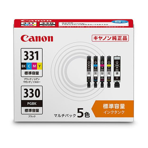 キヤノン インクカートリッジ BCI-331+330 FCE104Y-BCI-331+330/5MP-イメージ1