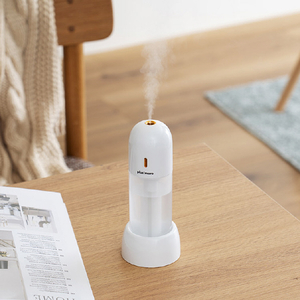 Life on Products 充電式3WAYポータブル加湿器スタンド付 plusmore ホワイト PBAHF006-WH-イメージ4