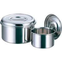 赤川器物製作所 赤川器物/AG18-8 浅型キッチンポット 10cm FCK9515-007299001