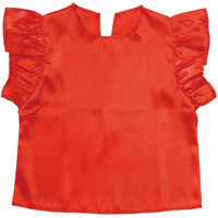 アーテック ソフトサテン フリフリシャツ 赤 J FCE176V-19379