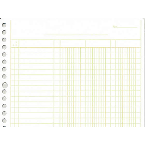 コクヨ バインダー帳簿用ルーズリーフ 一色刷 応用帳 F804058-ﾘ-307-イメージ2