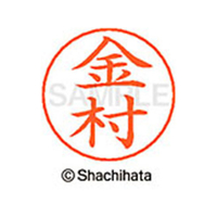 シヤチハタ ネームペン用ネーム シルバー 既製 金村 FC46508-X-GPS-0737