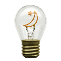 JTT かわいい電球型イルミネーション FunnyNeoBulb ファニーネオンバルブ みかづき JTNBULB-MON