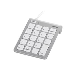 BUFFALO Mac専用テンキーボード シルバー BSTK08MSV-イメージ1