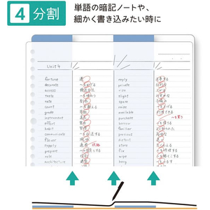 クツワ わけありしたじき 4分割 ブルー FC646SY-VS027BL-イメージ2