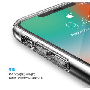 Just Mobile iPhone 11 Pro用ケース TENC Air Crystal Clear JM18171I58R-イメージ9