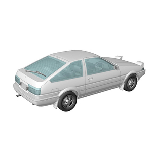 ハセガワ トヨタ スプリンター トレノ AE86 GT APEX 前期型 (1983) HC71ｽﾌﾟﾘﾝﾀ-ﾄﾚﾉ86APEXｾﾞﾝｷ-イメージ15