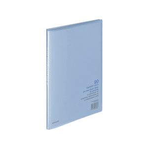 コクヨ クリヤーブック〈キャリーオール〉固定式 A4 20ポケット 青 1冊 F804932-ﾗ-1B-イメージ1