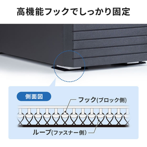 サンワサプライ 耐震固定ブロック 大 FCK160B-QL-E105-イメージ9
