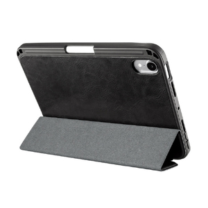 サンワサプライ iPad mini 2021用Apple Pencil収納ポケット付きケース ブラック PDA-IPAD1814BK-イメージ5