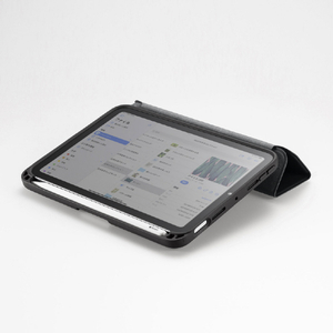 サンワサプライ iPad mini 2021用Apple Pencil収納ポケット付きケース ブラック PDA-IPAD1814BK-イメージ6