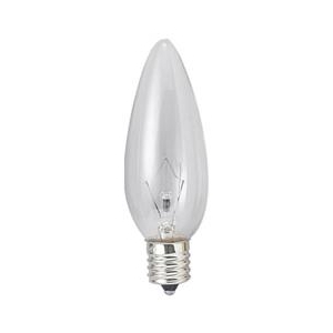 ヤザワ シャンデリア球 E17口金 60W クリア 1個入り C321760C-イメージ2