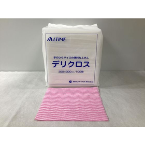 東京メディカル デリクロス 30×30cm ピンク 100枚 FCU3290-FT-6301-イメージ1