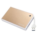 センチュリー HDD/SSDケース MOBILE BOX ゴールド&ホワイト CMB25U3GD6G